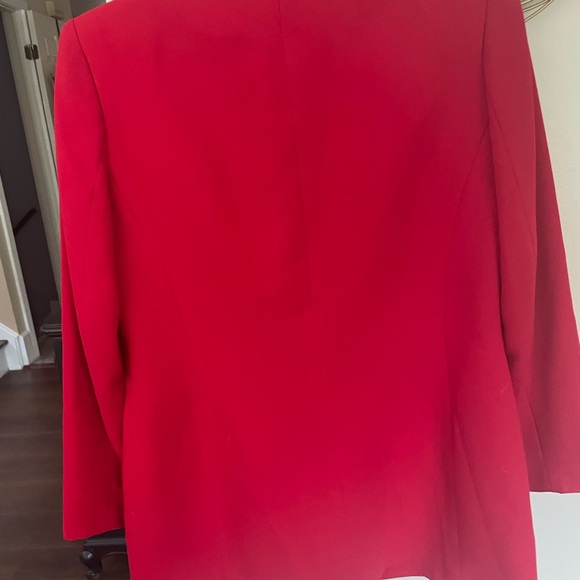 Eva Polini Couture - Blazer - Jacket w/rhinestones -red slightly longer jacket 6 - Picture 3 of 7